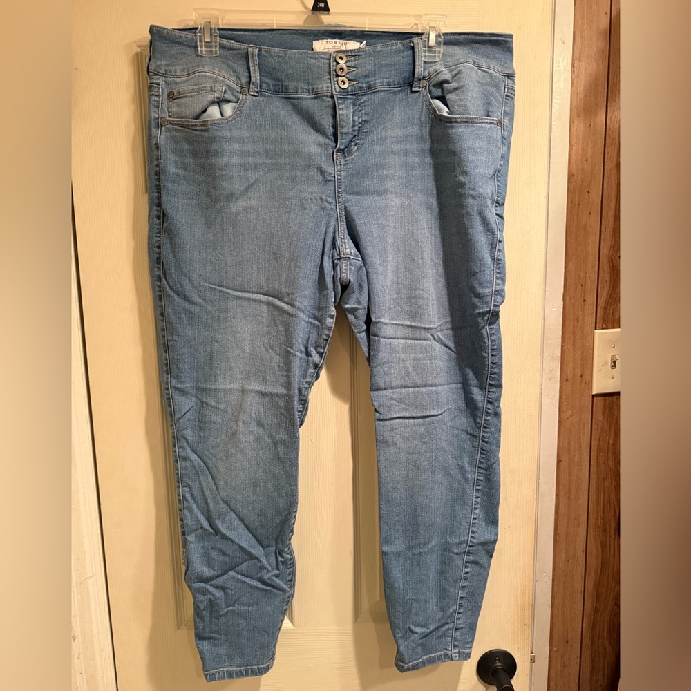 Torrid Light Blue Skinny Jeans